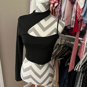 Princess Polly One Shoulder Crop Top